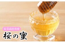 [№5895-0604]はちみつ 桜の蜜 120g 安芸高田市産 ハチミツ 蜂蜜
