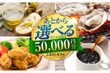 【あとから選べる】江田島市ふるさとギフト 5万円分 牡蠣 カキ かき オリーブオイル 柑橘 カレー フルーツ さつまいも すっぽん 海鮮 スイーツ ケーキ ギフト カタログ あとからセレクト あとから寄付 駆け込み寄付 ポイント 50000円 五万円[XZZ005]