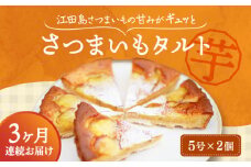 【全3回定期便】【さつまいもの甘みがぎゅっと詰まったタルト】てくてくのさつまいもたると ホール5号× 2個セット 芋 さつまいも サツマイモ さつま芋 スイーツ デザート タルト おやつ 焼き菓子 甘い 国産 お取り寄せ 芋スイーツ ケーキ 洋菓子 手作り レシピ 簡単 リピート ギフト プレゼント 贈答 人気 高品質 好評 広島県産江田島市/峰商事合同会社 [XAD070]