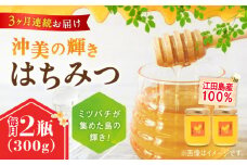 【全3回定期便】江田島産100％ はちみつ 『沖美の輝き』300g×2本 ハチミツ ハニー 蜂蜜 国産 広島 江田島市/はつはな果蜂園 [XCD024] ハチミツ 国産蜂蜜 国産はちみつ 国産純粋はちみつ 蜜 蜂蜜 はちみつ ハニー honey 人気ハチミツ 日本蜜蜂 純粋はちみつ 常温 保存 備蓄 防災食 非常食 保存食 産地直送 国産 定期便