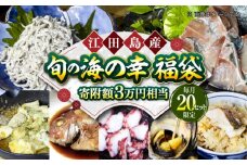 【何が届くかお楽しみ】旬の海の幸福袋 寄附額3万円相当 魚介類 海産物 海鮮 刺身 広島 海鮮 魚介類 冷凍 水産加工品 海藻 鮮魚 さかな 刺身 詰め合わせ セット 小分け 海鮮丼 加工品 惣菜 刺身 真空パック 小分け タコ たこ 蛸 はまち ハマチ 魬 しらす シラス 料理 和食 時短 便利 ギフト 広島県産 人気 送料無料 江田島市/七宝丸 [XBY006]