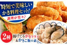 広島牡蠣の老舗！安心・安全の新鮮牡蠣 牡蠣 揚げてるかきフライ 2袋 / かきご飯の素 1袋 時短 魚介類 和食 海鮮 海産物 広島県産 江田島市/株式会社かなわ [XBP037] 牡蠣 生食 冷凍 むき身 殻付き 殻付 殻 かき カキ 生牡蠣 広島牡蠣 オイスター カキフライ 魚介類 魚介 貝類 海鮮 広島県産 国産 産地直送 贈答 ギフト 特産品