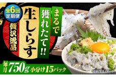 【全6回定期便】しらす 冷凍 生しらす 50g×15個 冷凍 しらす シラス 干し 釜揚げ 小分け 魚介類 鮮魚 ギフト 料理 レシピ シラス丼 しらす丼 海鮮丼 生 生産地 おつまみ ご飯のお供 グルメ やみつき 旬 国産 広島県産 リピート ギフト プレゼント 贈答 人気 高品質 好評 保存方法 江田島市/三島水産株式会社 [XCN015]