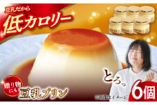 MIKIYO豆乳プリンオリジナル 6個 豆腐 とうふ プリン ぷりん カラメル カスタード たまご 卵 おやつ 冷蔵 お菓子 スイーツ デザート 洋菓子 おやつ クリスマス お誕生日 誕生日 お祝い 記念日 人気 送料無料 お取り寄せ 贈答 ギフト 広島県産 江田島市/徳永豆腐店 [XCQ002]
