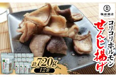 コリコリホルモンせんじ揚げ60g＜12個パック＞広島名物 伝統の珍味 おつまみ【1638276】
