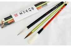 熊野筆　書家向け　かな・詩文書用高級筆3本