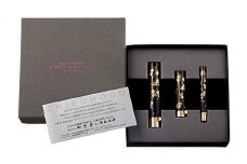 熊野化粧筆　携帯蒔絵３本セット(BR-8)