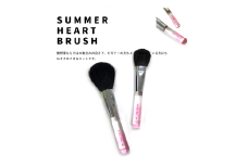 熊野化粧筆　HEART CLEAR PINK２本セット
