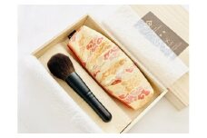 熊野化粧筆　極上フェイスブラシ＆西陣織ケース