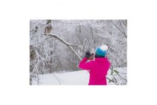 雪のスペシャリストと一緒に行く白銀の世界、雪上スノーシュートレッキング　ペアチケット+温泉【1101097】