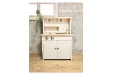 メーベルヒナナ　木製　おままごとキッチン　ままごとキッチン　Sサイズ両開きタイプ　ナチュラル【1148597】