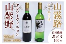 ホッコーワイナリー 『山紫野』『山霧路』2本セット