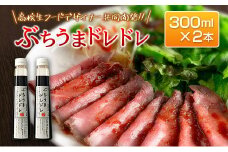 ドレッシング 高校生フードデザイナー共同開発！ ぶちうまドレドレ 300ml×2本セット 広島県立加計高校芸北分校 芸北りんご使用_YU047_001