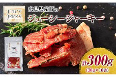 おつまみ ジャーキー 豚肉 ポークジャーキー ジューシーな柔らか製法 広島県産豚のジューシージャーキー 30g 10袋_KI045_005