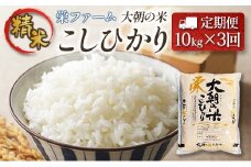 『定期便』全3回 コシヒカリ 精米 10kg 大朝の米こしひかり 栄ファーム 毎月届く定期便 米どころ北広島町のおいしいお米_SA091_003s3