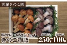 No.151 きのこ物語（松きのこ・松なめこセット） ／ キノコ ナメコ 常備菜 世羅ブランド品 広島県