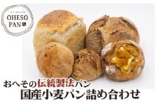 No.170 【おへその伝統製法パン】101 国産小麦パン詰め合わせ ／ パン 国産小麦 自家製酵母 サワー種 長時間発酵 里山カフェ＆ベーカリー 広島県