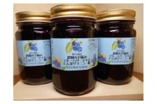 [B-03]伊草農園　無添加ブルーベリージャム（北海道てん菜グラニュー糖420ｇ）3本