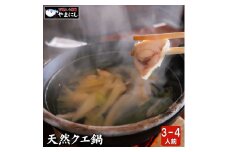 山口県下関産　天然クエ鍋セット３～４人前(450g)