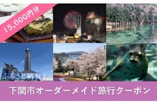 オーダーメイド 旅行 クーポン 15,000円分 １枚 旅のコンサルティング パッケージ チケット 下関