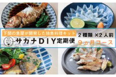 定期便 9ヶ月 サカナDIY 2人前 2種×9ヶ月 魚料理キット ( 鮮魚 海鮮 魚介 海の幸 冷凍 真空 小分け セット 定期便 お楽しみ 毎月変わる 地魚 煮魚 焼き魚 刺身 刺し身 さしみ お造り 唐揚げ カツ 漬け 揚物 惣菜 絶品 フライ お手軽 簡単調理 定期便 レシピ付き )