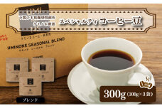 スペシャルティ コーヒー豆セット ブレンド 300g(100g×3袋)  下関市 山口 