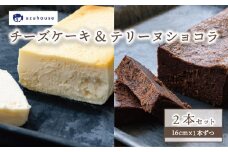 チーズケーキ テリーヌショコラ 2本セット 16cm 約400g 冷凍 下関市 山口 秋 冬