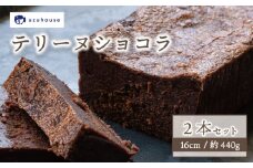テリーヌショコラ 2本セット 16cm 約440g 冷凍 下関市 山口 秋 冬
