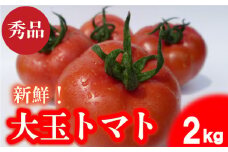 Lサイズ(11玉～12玉)【 期間限定 】 トマト 大玉 秀品 2kg 野菜 産地直送  赤土 高糖度 リコピン ビタミンC 美容  栄養 甘い おいしい  下関 山口 【2025年4月からの発送】【 期間限定 】