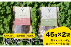 鹿ジャーキー2種セット 赤身 スネ肉 ペットフード 犬 猫 おやつ 鹿肉 ジャーキー 健康 高タンパク 低糖質 ジビエ 肉特集 猟師直送 下関 山口