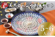 天然とらふぐ刺身セット 5～6人前 180g 冷凍 ( フグ とらふぐ トラフグ 刺身 てっさ 刺し身 魚介 鮮魚 海鮮 高級魚 本場 下関 ふぐ刺し 河豚 ポン酢 もみじおろし 付き ギフト 贈答 祝い お中元 お歳暮 記念日 父の日 冬 ) 下関 山口 年末年始 年末 正月