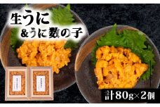 生うに 雲丹数の子 セット  計 160g （ 80g ×2 ） 塩うに 粒うに うに ウニ 雲丹 瓶詰 海鮮 魚介 新鮮 人気 珍味 父の日 母の日 お中元 お歳暮 年末 年始 ギフト プレゼント 贈り物 贈答 感謝 高級 人気うに 瓶ウニ好きにおススメ 塩ウニ ウニ丼 うに丼 大容量 理由あり わけあり うに甚