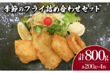 季節のフライ 詰め合わせ セット 計800g ( 鮮魚 魚介 海鮮 イカ アジ サバ かます かんぱち 海の幸 加工品 惣菜 食べ比べ お手軽 便利  簡単調理 揚げるだけ 鯵 鯖 おかず ごはんのお供 ご飯 お米 夕食 おやつ おつまみ 酒 ビール 冷凍 魚フライ 山口県産 ) 下関 山口