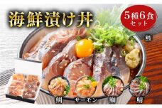 海鮮 漬け丼 セット 5種6食 冷凍 真空パック ( 刺身 海鮮丼 漬け丼 魚介 高級魚 鮭 サーモン タイ 鯛 真鯛 さば 鯖 ぶり アジ 鯵 お手軽 便利 個包装 小分け 食べ比べ 人気 加工品 海鮮 詰め合わせ 一人暮らし 簡単 流水解凍 ギフト プレゼント 父の日 お歳暮 お中元 ) 山口県 下関市