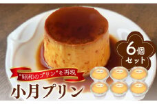 小月プリン 6個入 冷蔵 ( 卵 砂糖 牛乳 スイーツ お菓子 洋菓子 おやつ デザート プリン カスタードプリン カラメル タンパク質 ギフト プレゼント 贈答 ご褒美 贈り物 お子様にも 昭和のプリン スイーツ お取り寄せ 手作りスイーツ おすすめスイーツ 冷蔵スイーツ ) 小月パン工房 下関 山口