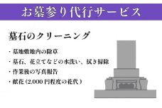 お墓のお掃除サービス(1坪まで)