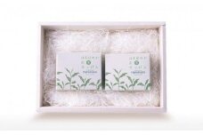 無添加せっけんセット（はるほのかお茶石けん２個セット）【無添加せっけんセット はるほのかお茶石けん 化粧石けん 保湿 高保湿 無添加 無香料 山口県 宇部市 小野産山口茶 コールドプロセス 泡立ち良い 乾燥肌 敏感肌 アレルギー対応 優しい洗浄力 赤ちゃん用石けん 熟年の方用化粧品 ナチュラルスキンケア】
