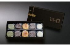 上品 お洒落 焼き チョコレート 菓子 宇部ダイヤ・アソート １０個入り【チョコ チョコレート 生チョコ 生チョコレート 濃厚 菓子 洋菓子 スイーツ お土産 手土産 贈り物 ギフト プレゼント おしゃれ オシャレ お洒落】