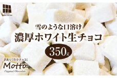 <訳あり> totFactory 濃厚ホワイト生チョコレート 約350ｇ　【山口県 宇部市 totFactory  生チョコレート 女性  大人気 ホワイト  チョコレート ココア バター 上質 ミルク テイスト ホワイト クーベルチュール 贅沢 本格 濃厚 味わい やさしい くちどけ 自分用 家族用 友達 イベント用 食べやすい カカオ おやつ 一口】