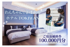 ホテルTOKIWAN ご宿泊補助券 100,000円分 【ペットと泊まれる 宿 ホテル 旅行 商品券 宿泊券 宇部 山口 ホテル TOKIWAN 宿泊補助券 100,000円 山口県 宇部市 愛犬同伴 宿泊券 高級ホテル 新しいホテル 人工芝テラス スタンダードツイン デラックスルーム お部屋食 大型犬 多頭飼い 愛犬家 ドッグラン ペットと泊まる 旅行 家族旅行 リゾート 自然】