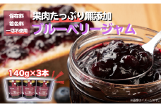  山口県宇部産 ブルーベリージャム 140g×3個セット  | ブルーベリー ジャム 完熟 新鮮 アントシアニン 甘み 酸味 バランス 食べやすい おやつ デザート フルーツ 果実 くだもの  山口県 宇部市