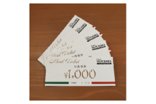 D078 Pizzeria VOLPE BIANCAお食事券【5,000円分】