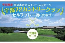 C111 【平日限定】セルフプレー券（江畑池コース・食事付）