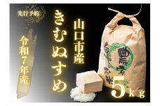 D395 農家直送！山口市産新米「きぬむすめ」精米5kg