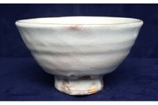 8代佳炎作　萩焼　化粧飯茶碗　｜HG000008