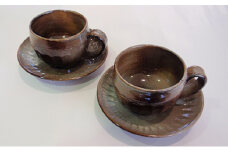 須佐唐津焼　コーヒーカップ2客セット　｜HG000199