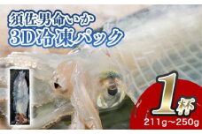 自宅で透明感を再現！須佐男命いかの姿造り（刺身）特殊冷却「3D冷凍」パック 1個　｜HG000427