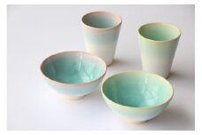 萩焼　カップ＆お茶碗セット　｜HG000763