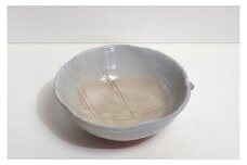 萩焼 鉢 木の葉 ソロ　｜HG000989