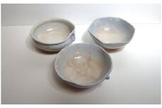 萩焼 鉢 トリオ 木の葉＆六角＆片口　｜HG001003
